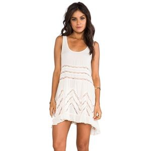 Free People Voile and Lace Trapeze Dress